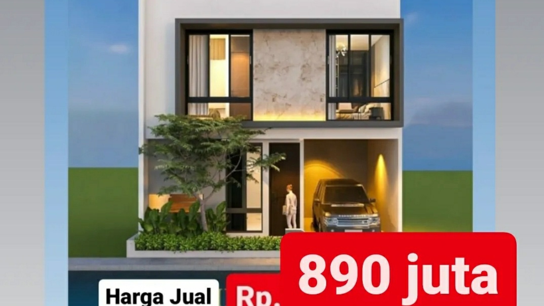 Dijual Rumah Baru Simpang Darmo Permai Selatan Surabaya - 2 Lantai - Murah Rp.800 jt an - Serah Terima Agustus 2023