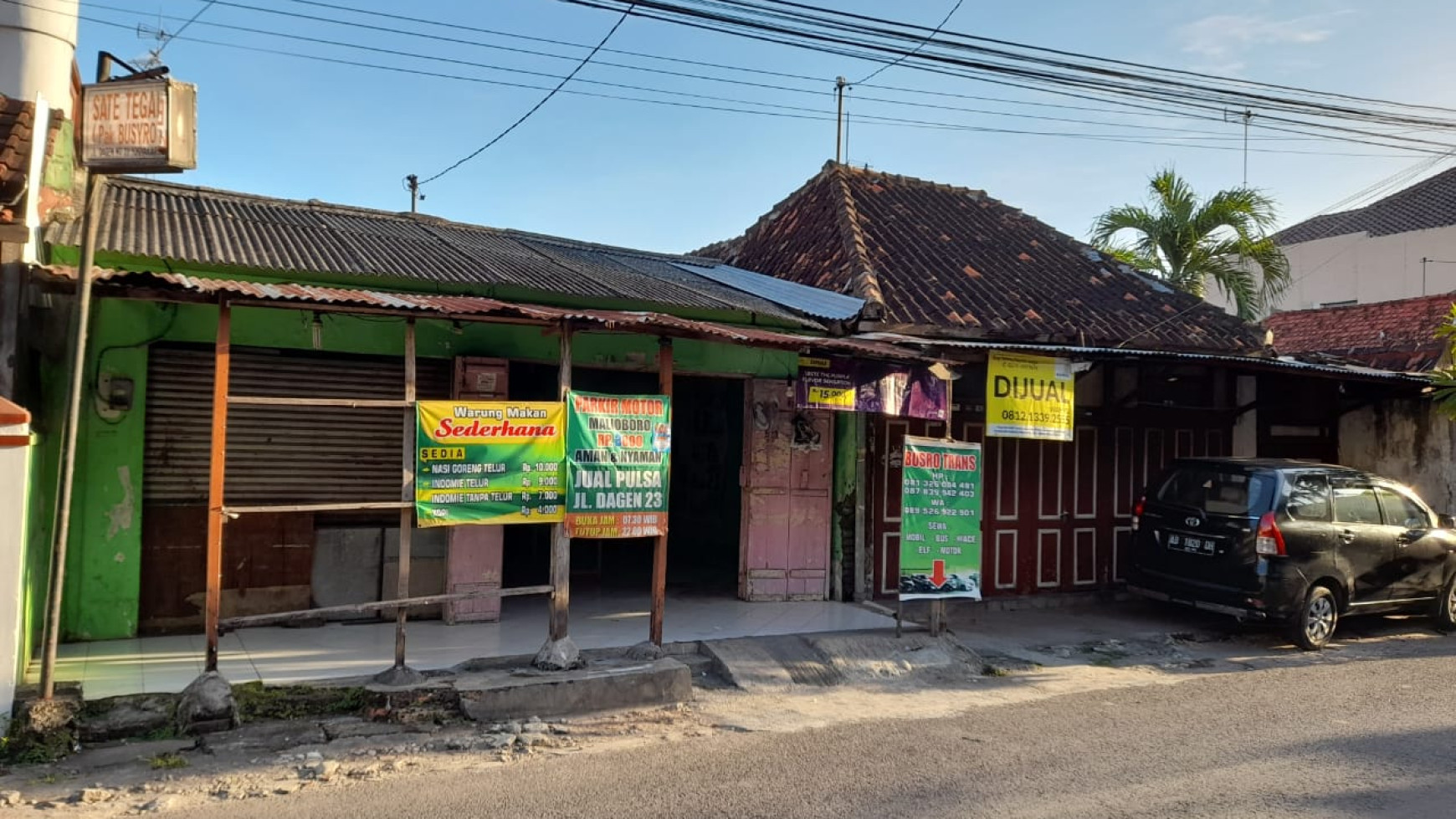 TANAH SELUAS 226 METER PERSEGI, DI JL DAGEN DEKAT MALIOBORO YOGYAKARTA