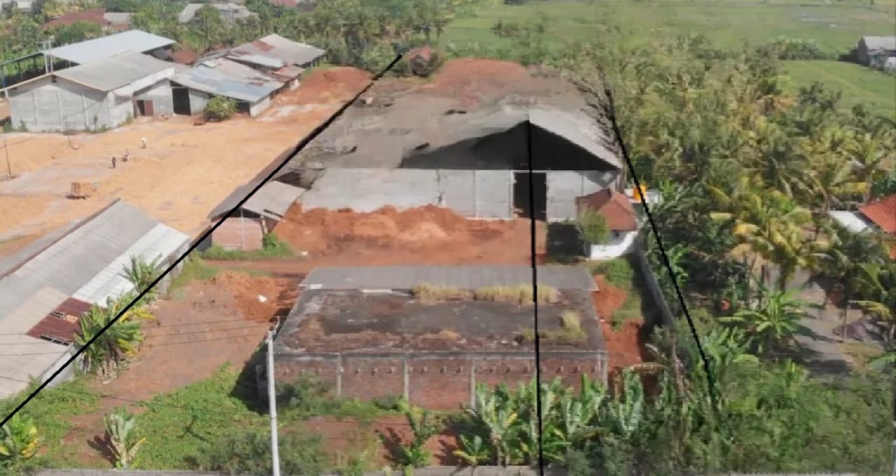 DIJUAL Tanah beserta Pabrik Serabut Kelapa di Jembrana Bali