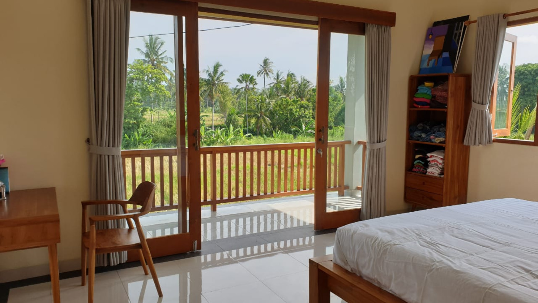 2 Bedroom Leasehold Villa with Amazing Rice Field View for Sale 15 Minutes from Ubud Center