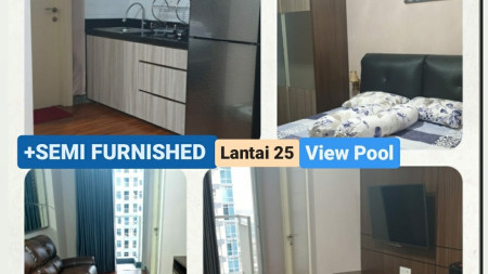 Dijual Apartemen Anderson tipe 2 Bedroom Furnished + Elektronik - Lantai 25 - View Pool