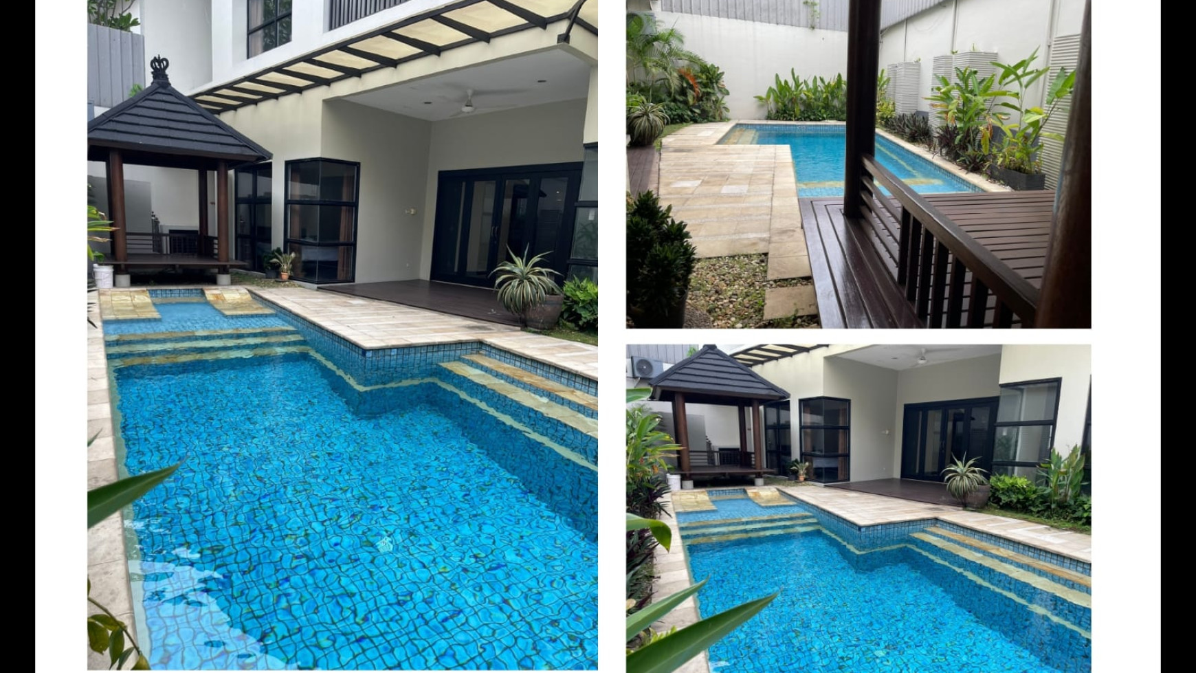 The Villas Kebagusan Luxury 2 Lantai ada Pool