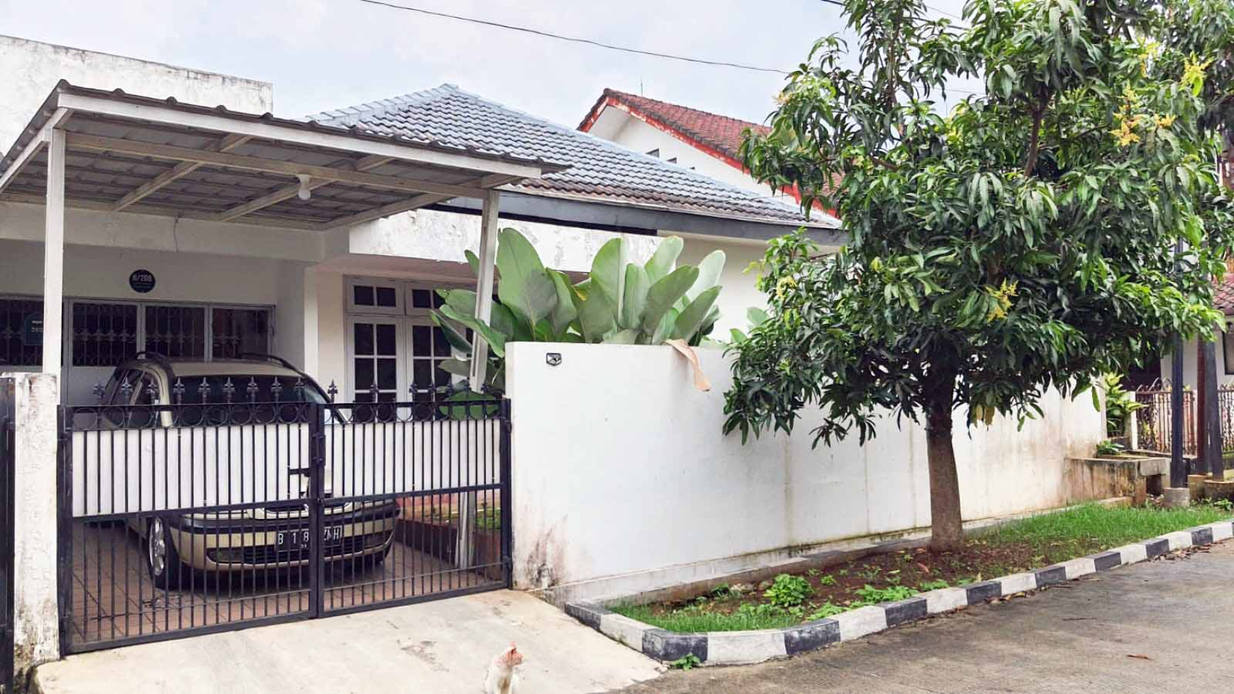 Rumah di Cinere Megapolitan Depok, Bagus + Terawat, Lebar Jalan 12 Meter