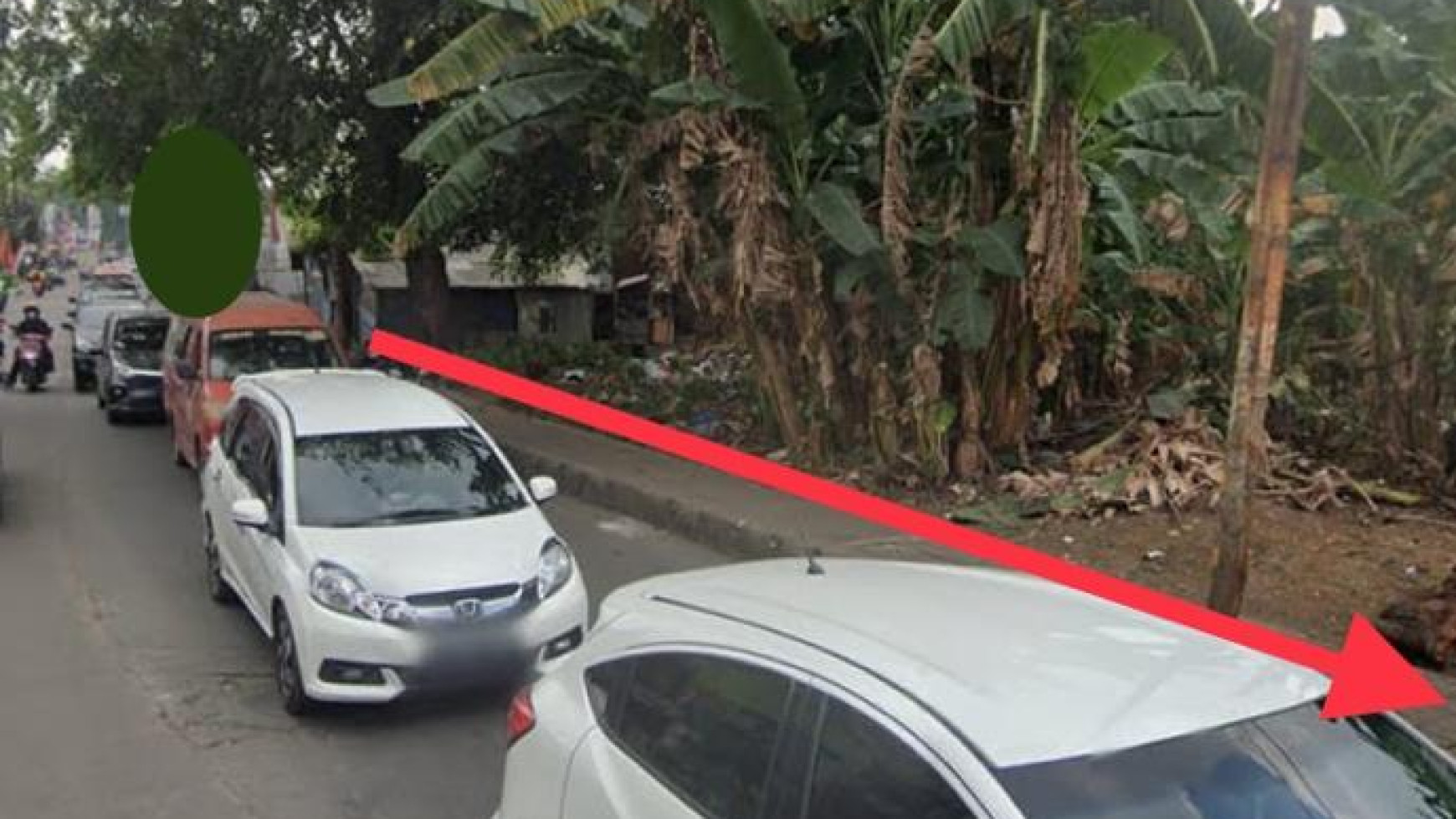 Tanah Kosong ditengah kota Bekasi jalan Jati Asih Raya