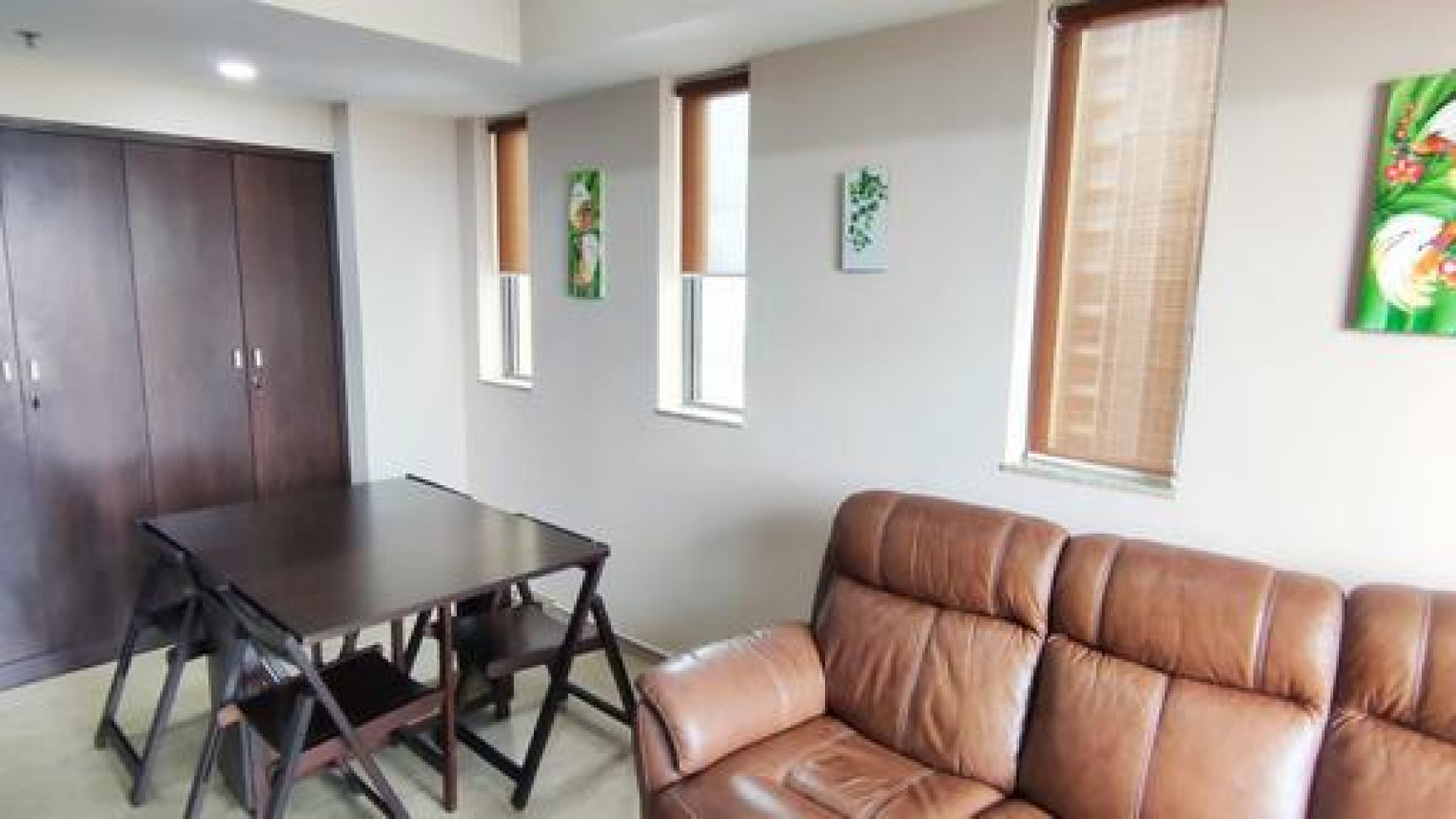 dijual apartemen the branz bsd city type 2 BR, siap huni, lokasi tengah kota, akses mudah, furnish, tinggal bawa koper