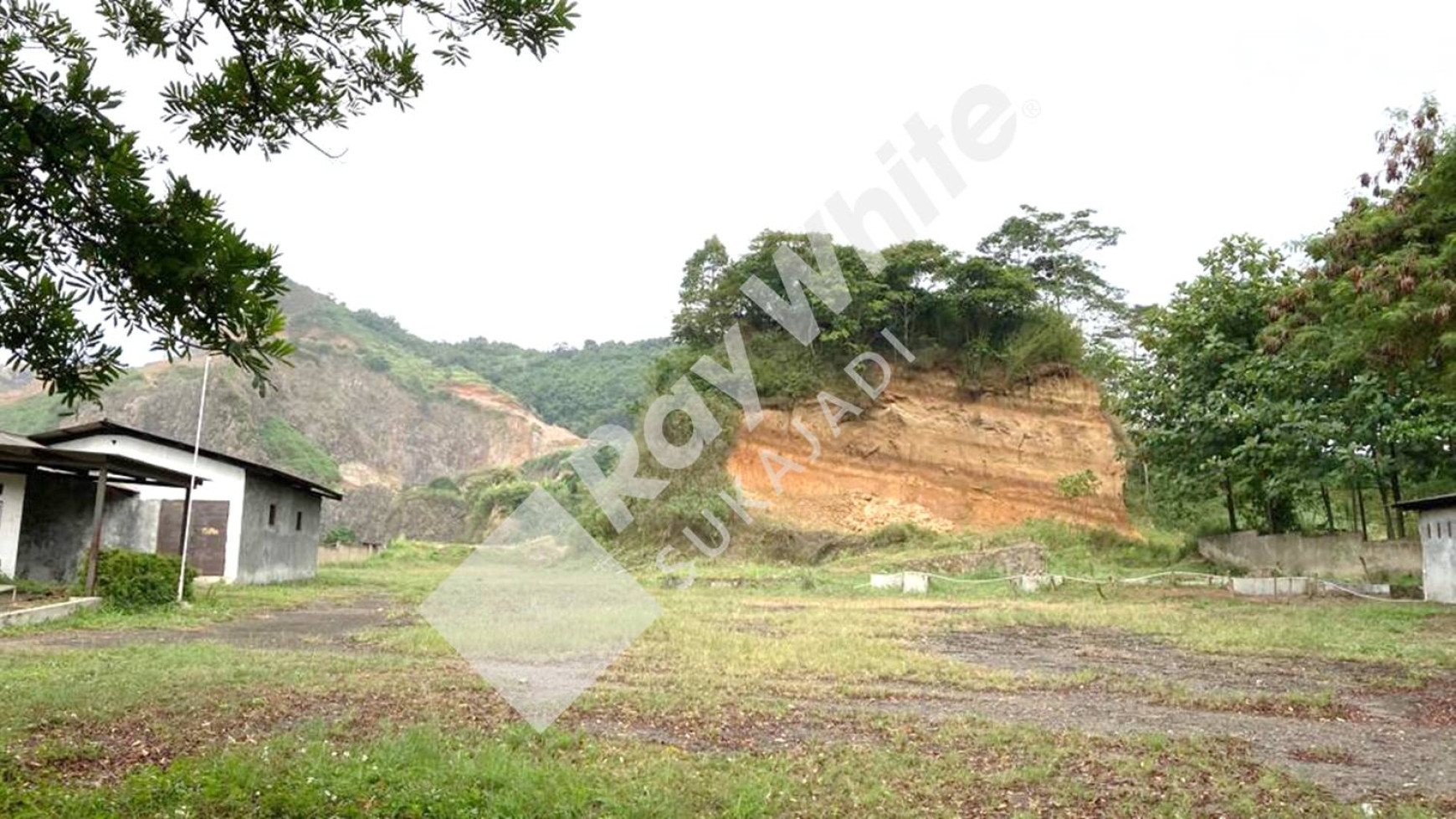 DISEWAKAN Tanah + bangunan Batujajar mainroad