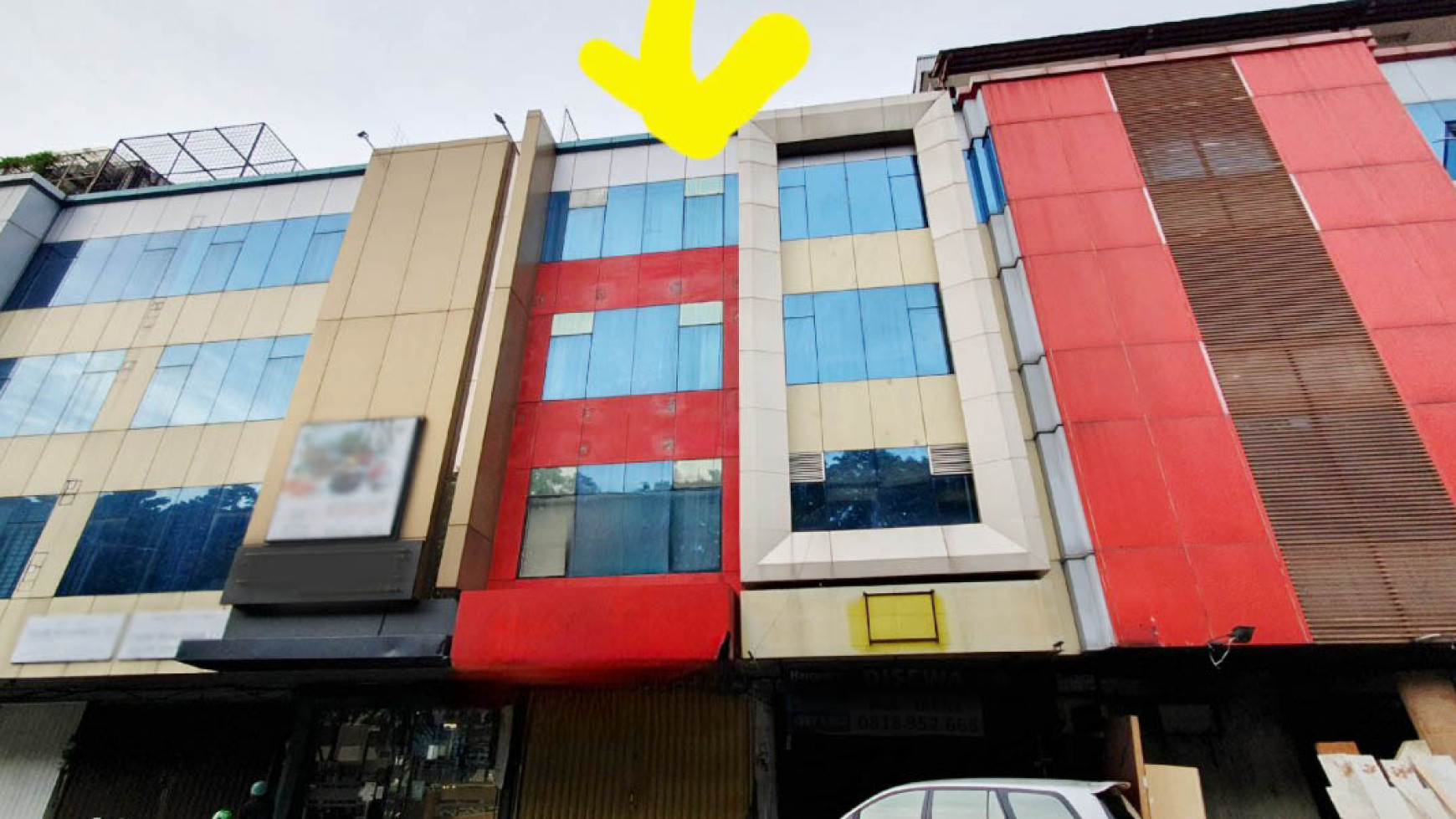 Ruang Kantor Disewa hanya lantai 3 saja di Ruko Bukit Gading Indah, Kelapa Gading