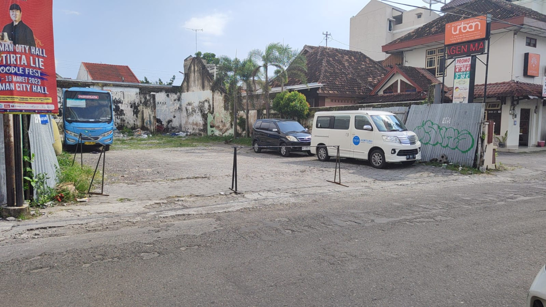 TANAH DI PUSAT KOTA JOGJA DI JALAN DAGEN SAMPING MALIOBORO