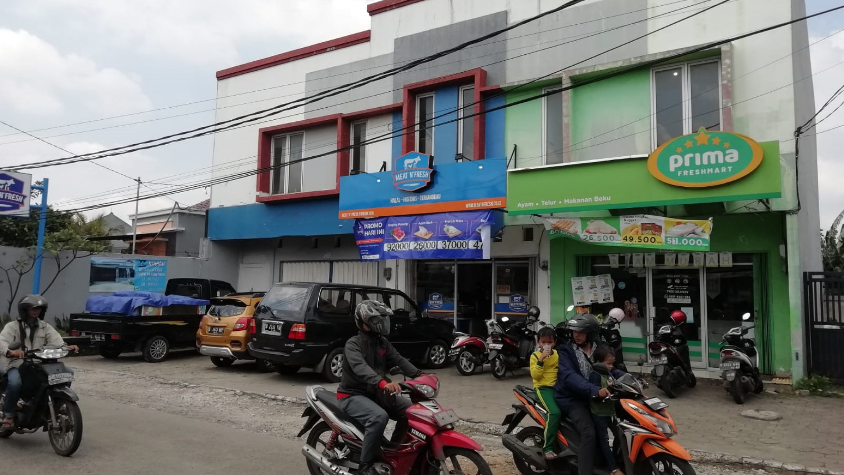 Ruko Siap Pakai dan Lokasi Strategis Pinggir Jalan Raya @Jl Raya Pondok Jaya, Pondok Aren