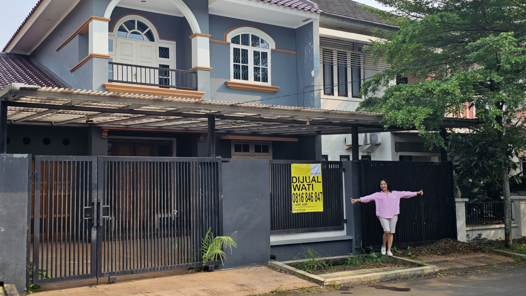 rumah cluster villa dago pamulang tangsel ... bebas banjir n lingkungan aman, lokasi strategis. 