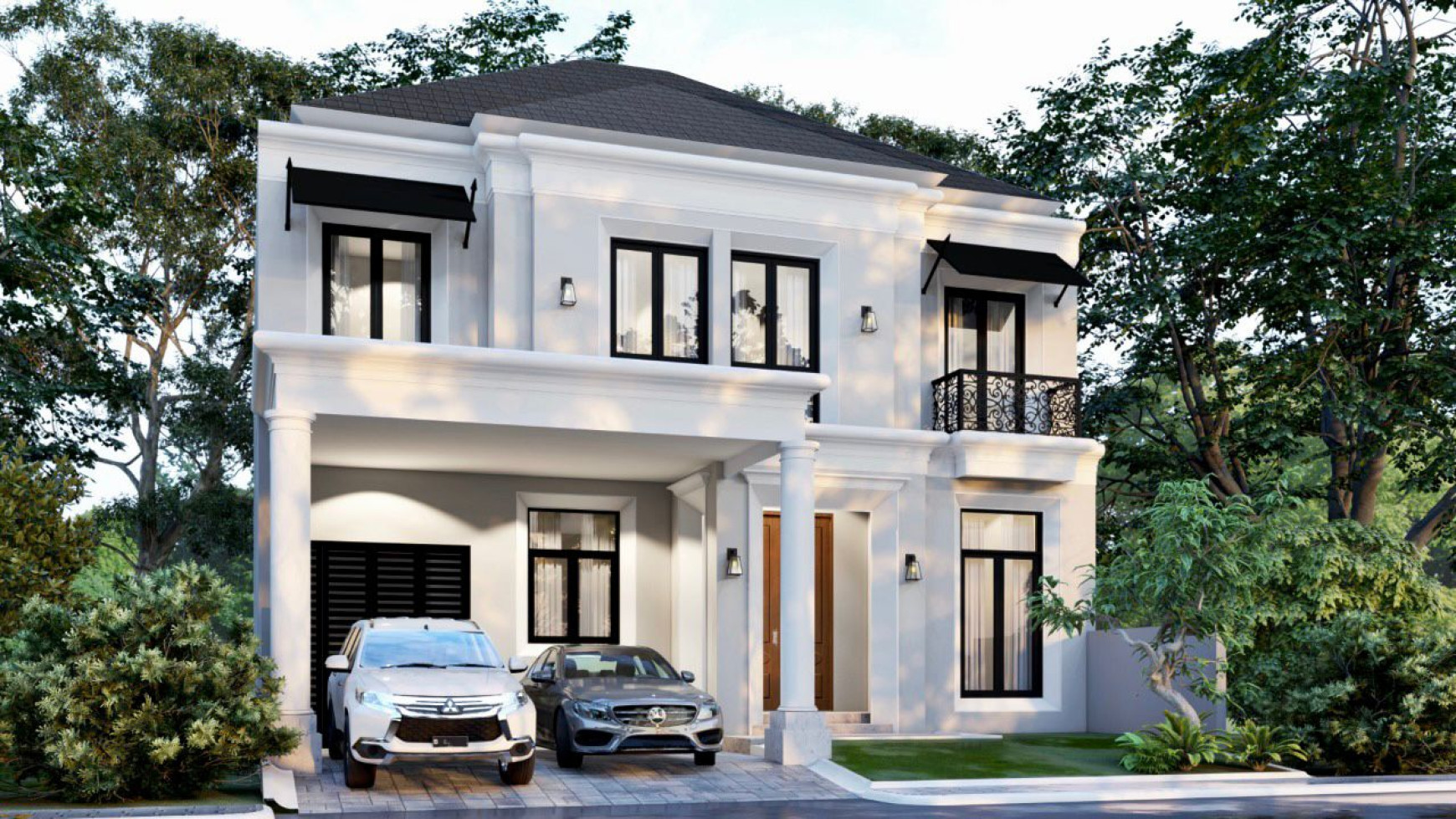 Rumah Baru dengan Design American Style dan Cluster Bintaro Jaya @Taman Puri Bintaro