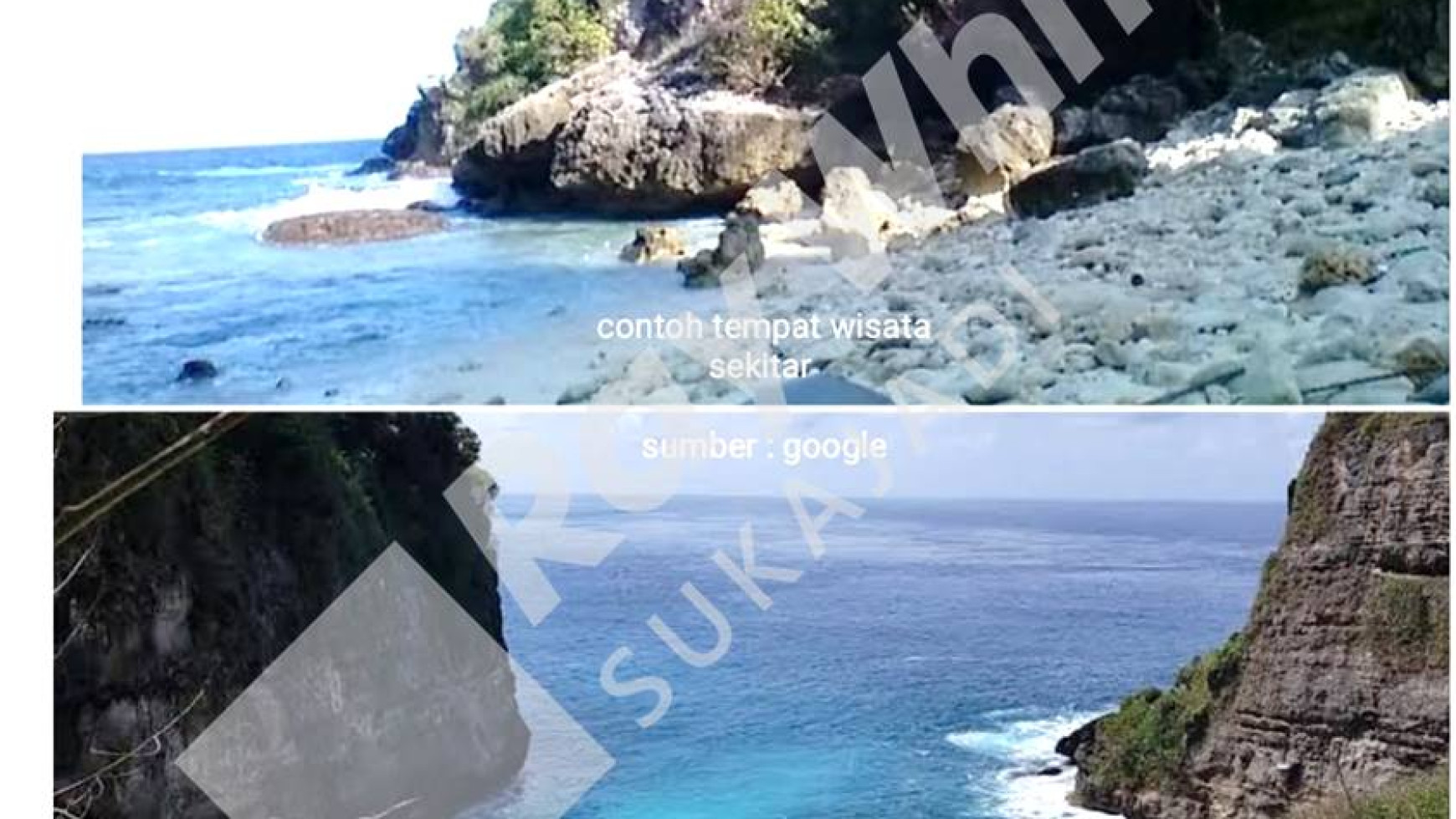 Dijual Tanah Potensi Wisata View Tebing Dan Laut Di Nusa Penida Bali