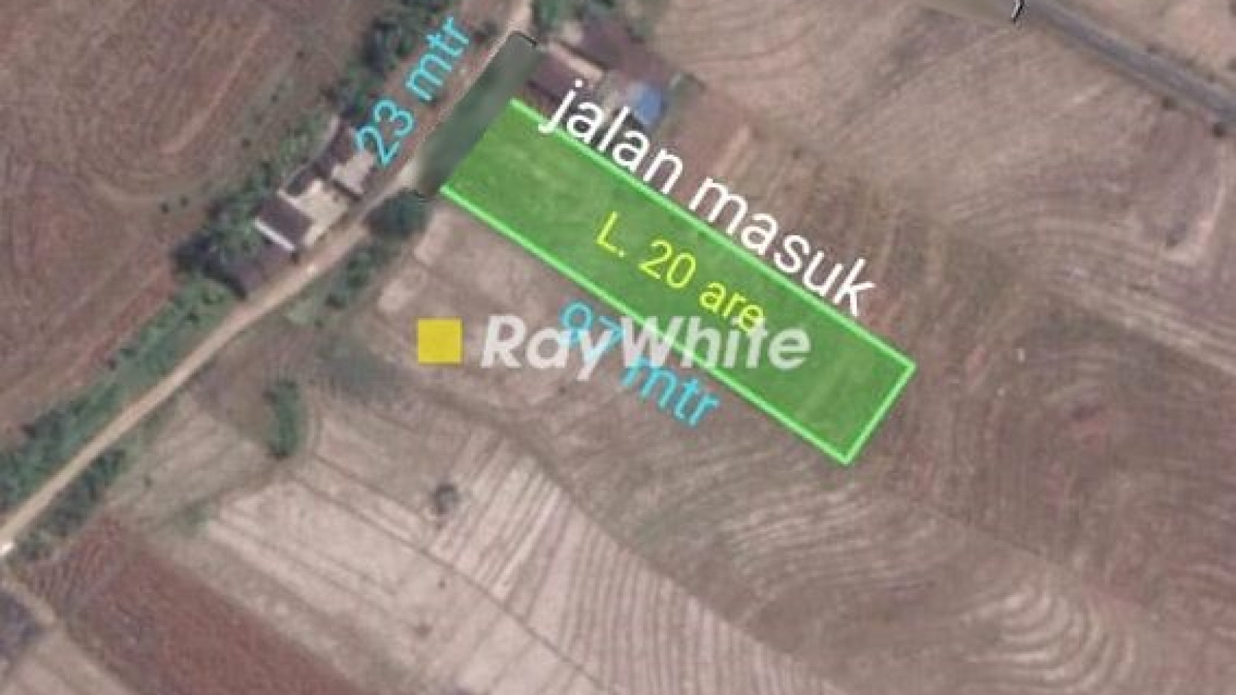 Land For Sale 2.000 sqm or 20 are at Tangguntiti, Tabanan, Bali