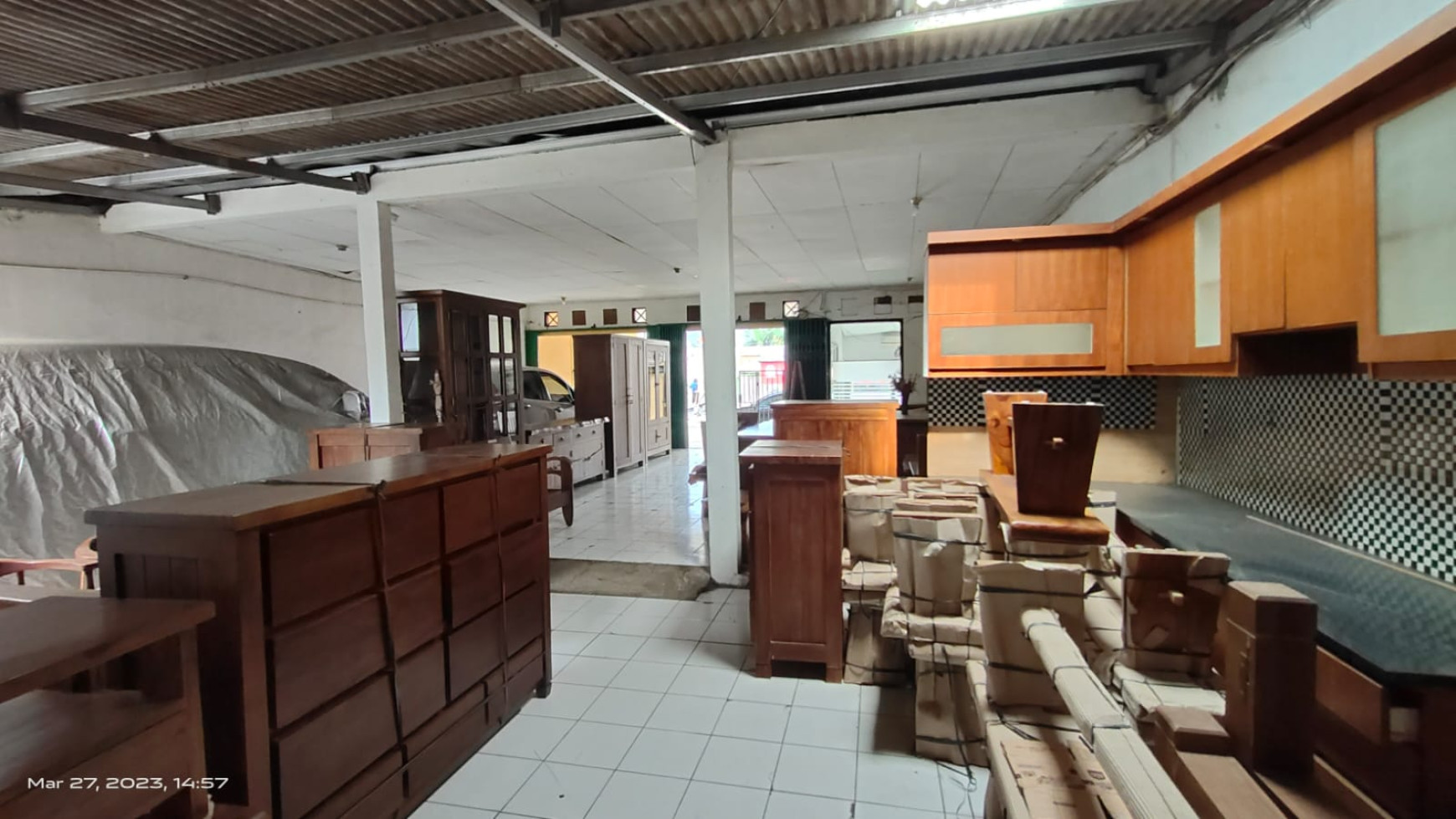 Gudang Workshop Luas Cipete Raya Mustikasari Mustika Jaya Bekasi