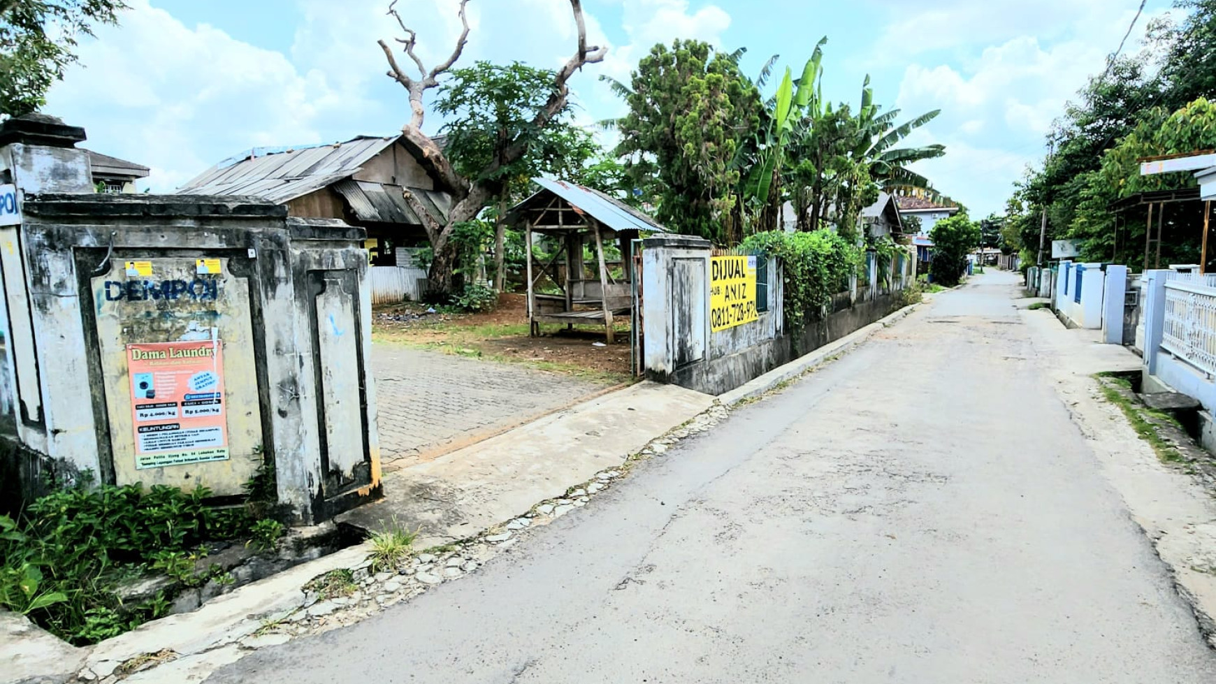 Dijual Tanah dan Bangunan Kedaton, Bandarlampung