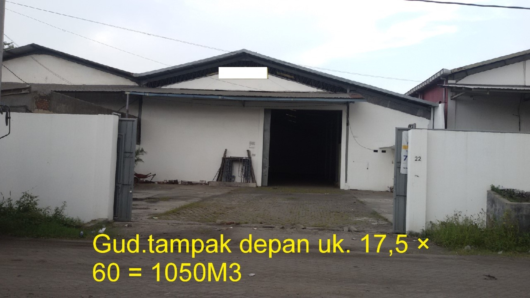 Dijual/Disewakan Gudang di Kalianak Surabaya 