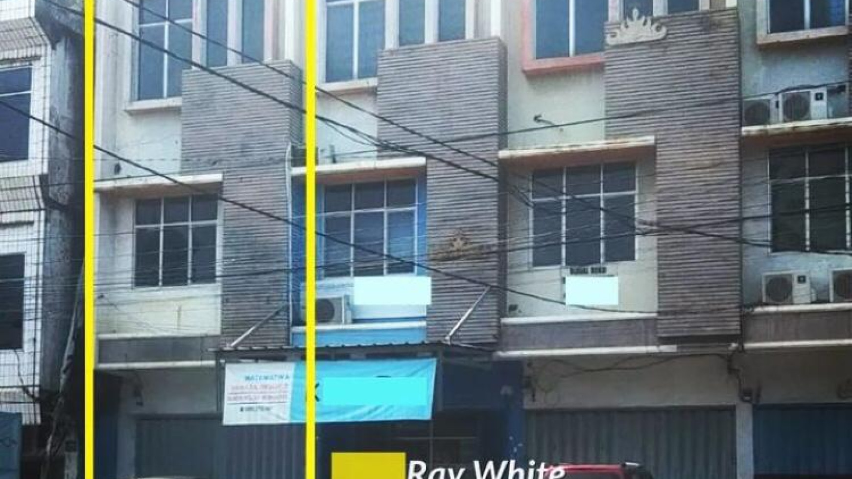 Ruko 3 lantai dijalan Wortel Monginsidi Teluk Betung