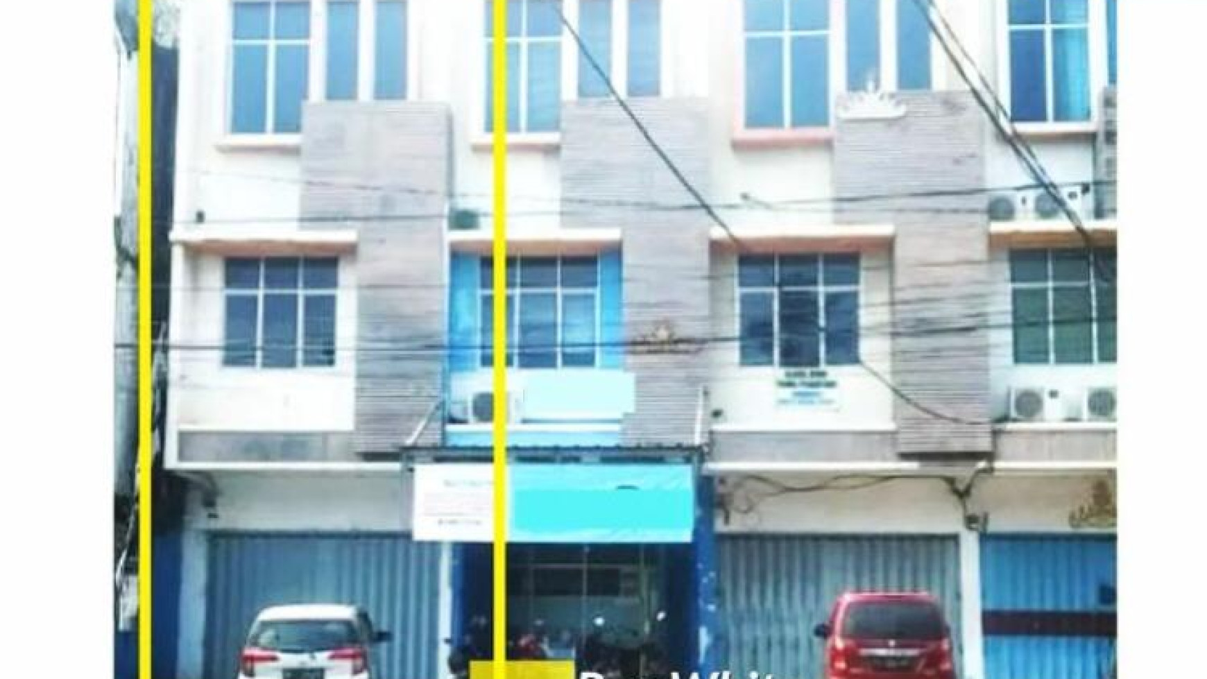 Ruko 3 lantai dijalan Wortel Monginsidi Teluk Betung