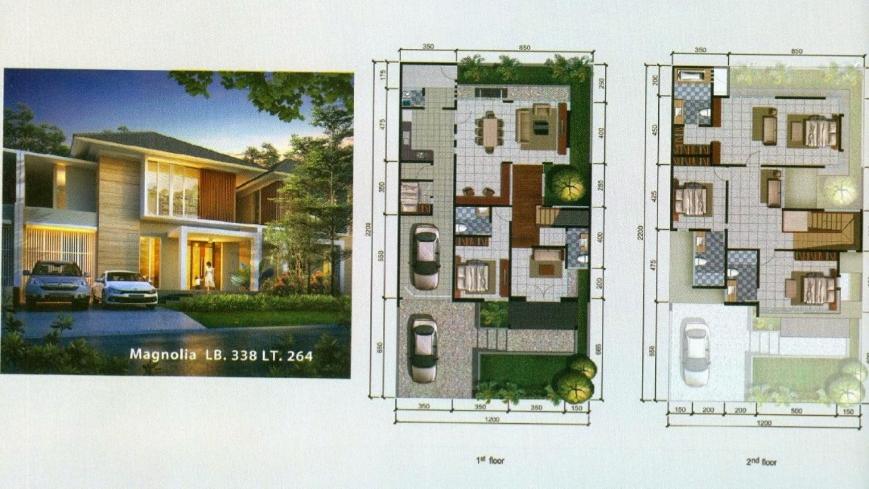 Dijual Rumah Raya Grand Eastwood Citraland Surabaya - TerLUAS - GARASI CARPORT 3 mobil + Pagar