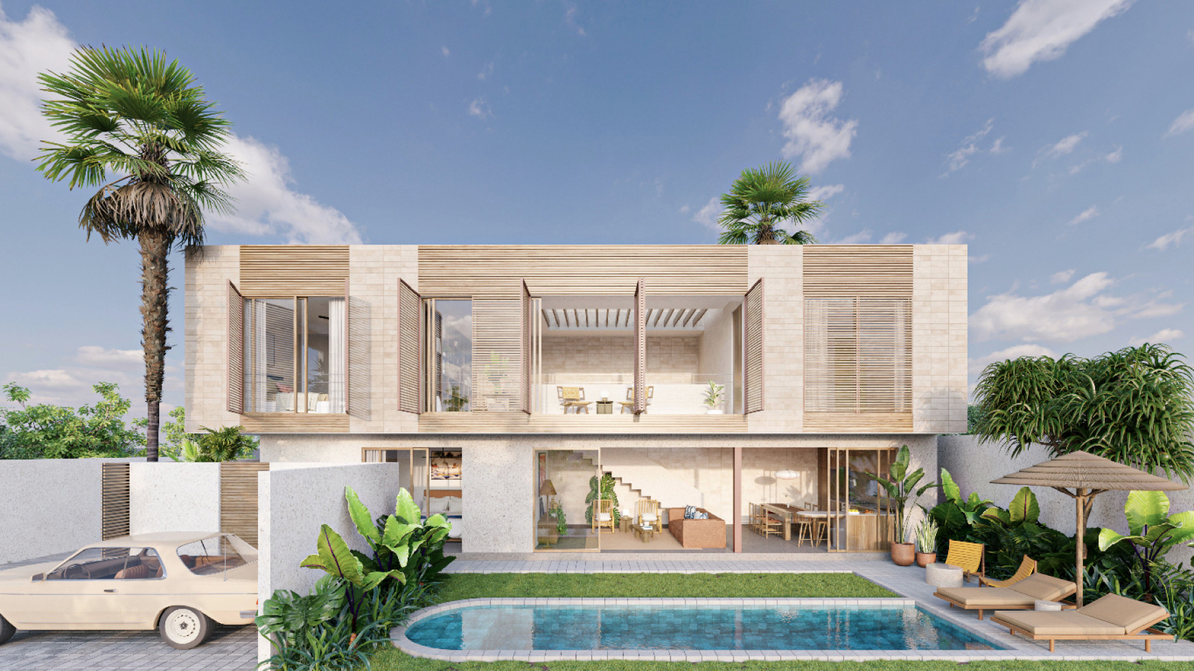 Designer Homes in the heart of Berawa beach area. The best of Canggu.