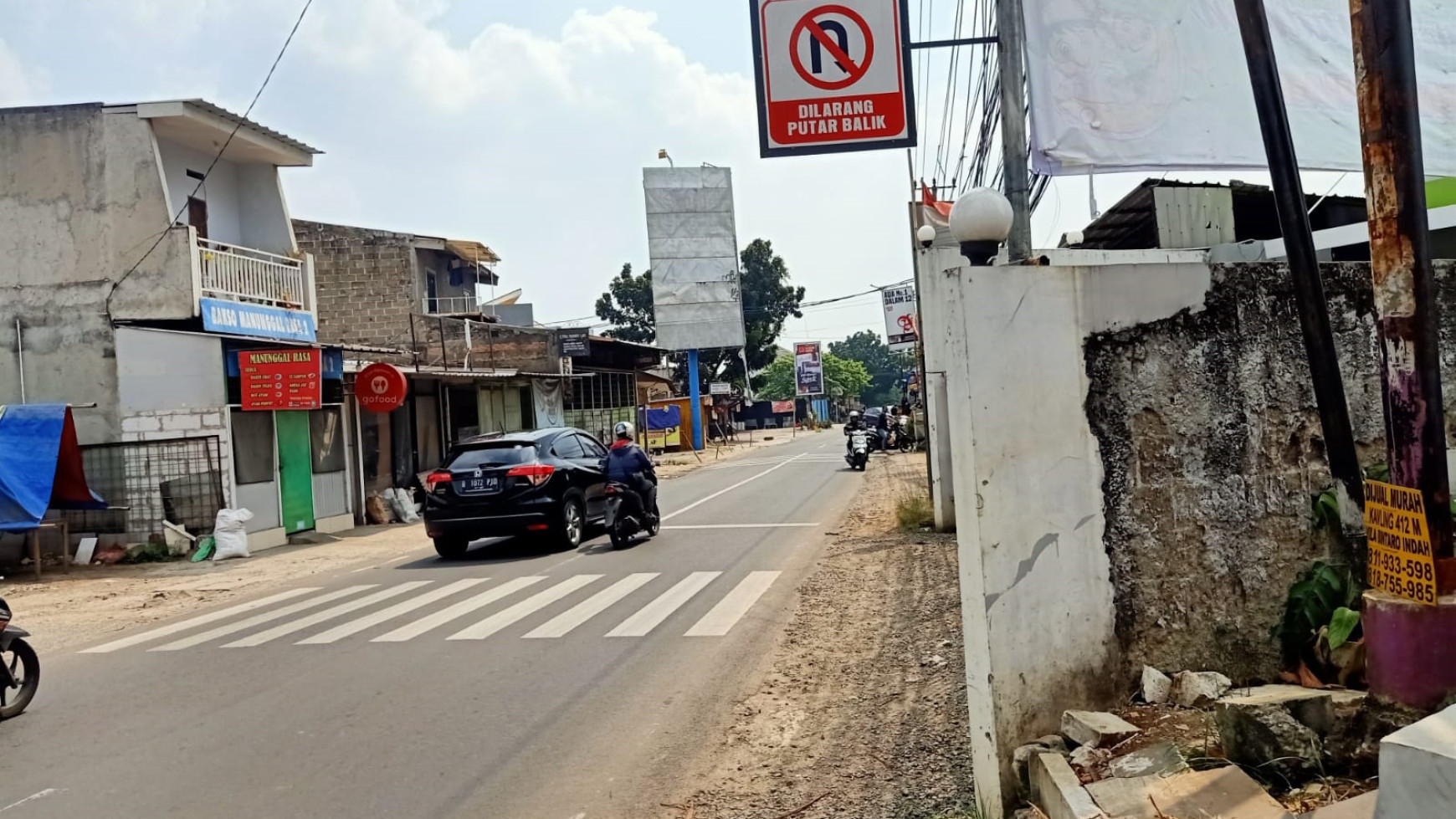 Dijual Ruang Usaha Pinggir Jalan Raya dekat Bintaro Jaya @Jl Jombang Raya