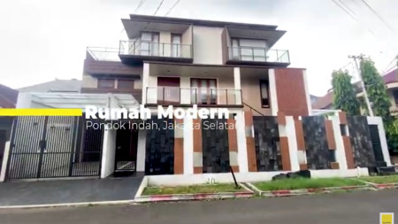 RUMAH MODERN LOKASI PONDOK INDAH 13.5 M ( nego )