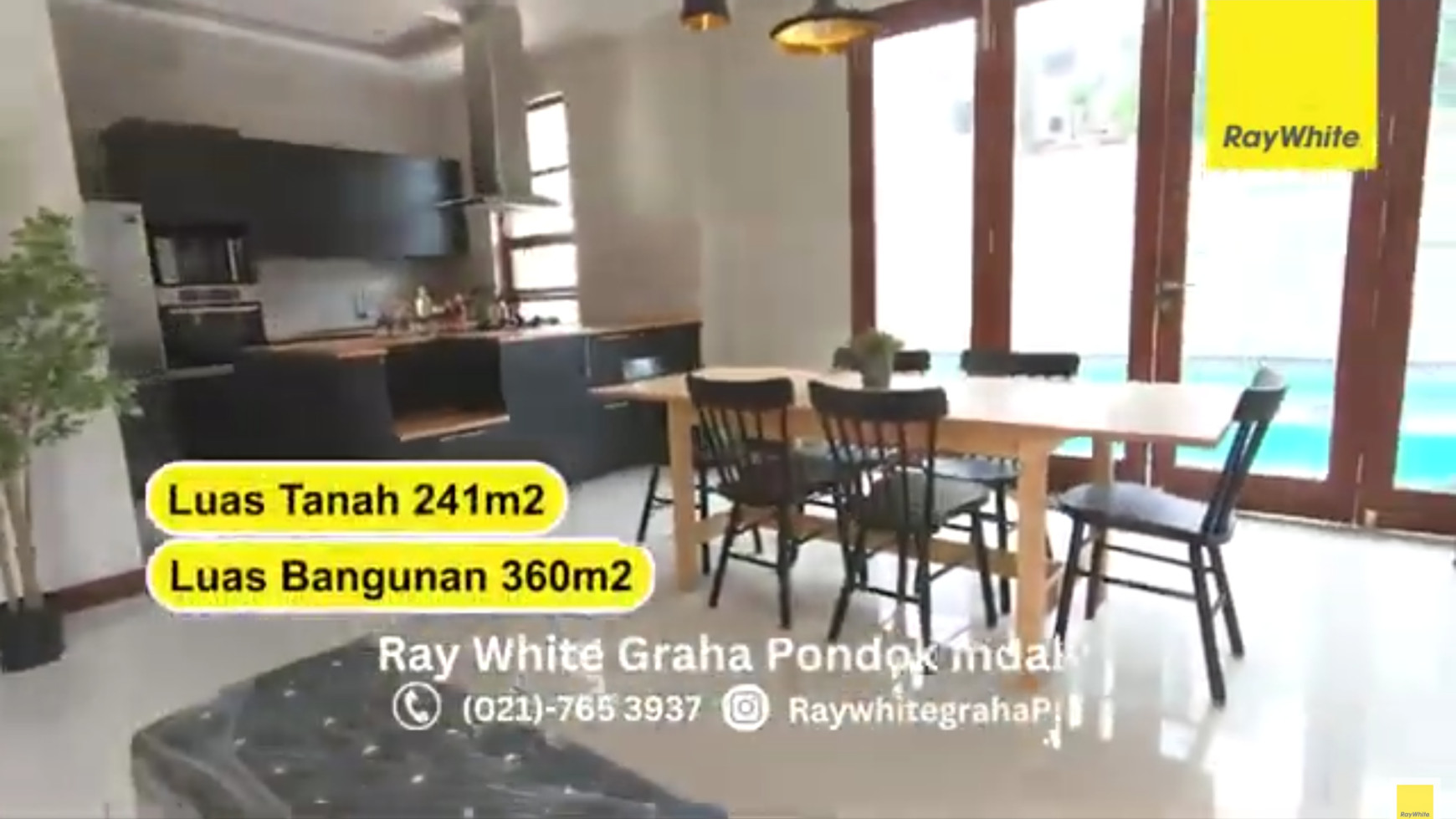 RUMAH MODERN LOKASI PONDOK INDAH 13.5 M ( nego )