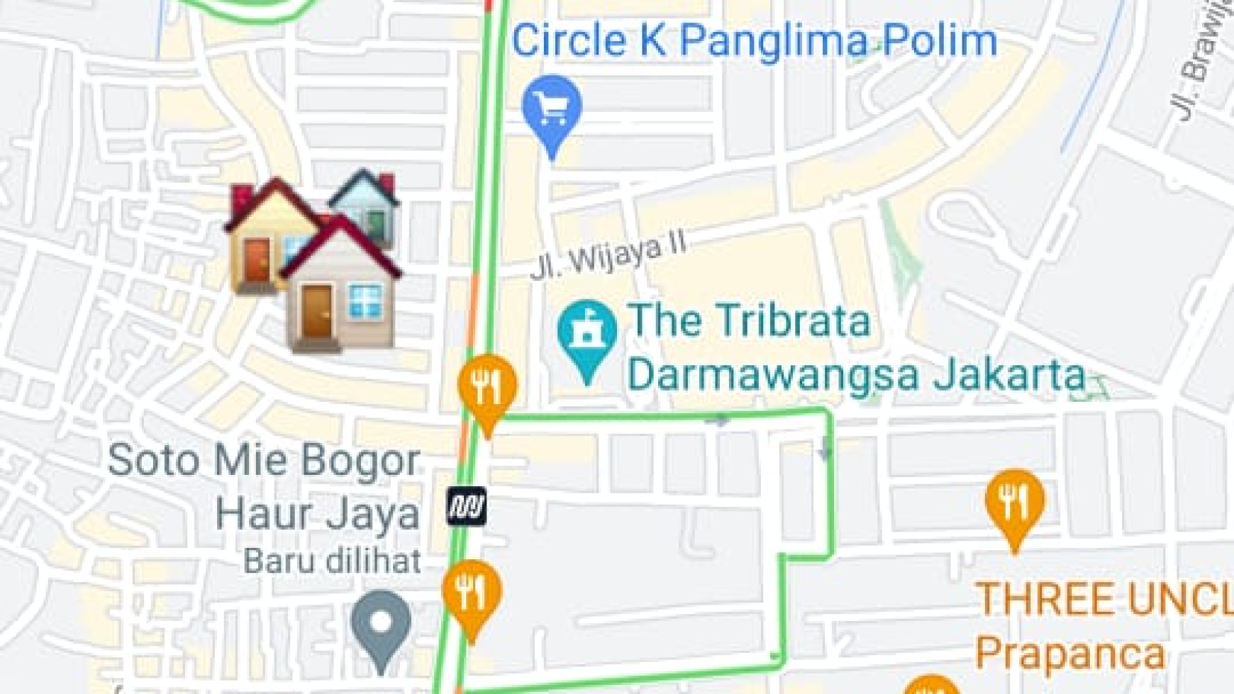 Tanah kavling siap bangun Blok A kebayoran baru