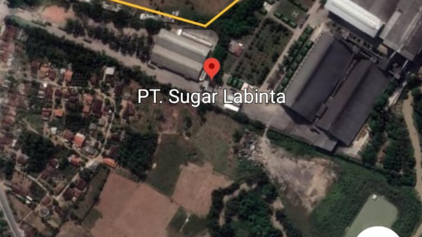 Tanah kosong murah di jalan Ir.Sutami kecamatan Tanjung Sari ( sebelah PT. Sugar Labinta ) Lampung