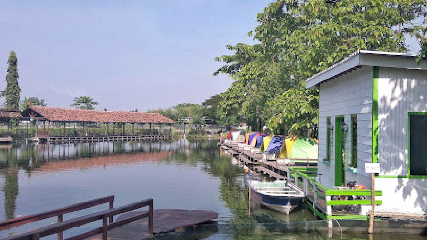 Tanah untuk Usaha Resto Wisata Air di Desa Kedungpeluk, Kec. Candi, Kedung Wonosari - Sidoarjo