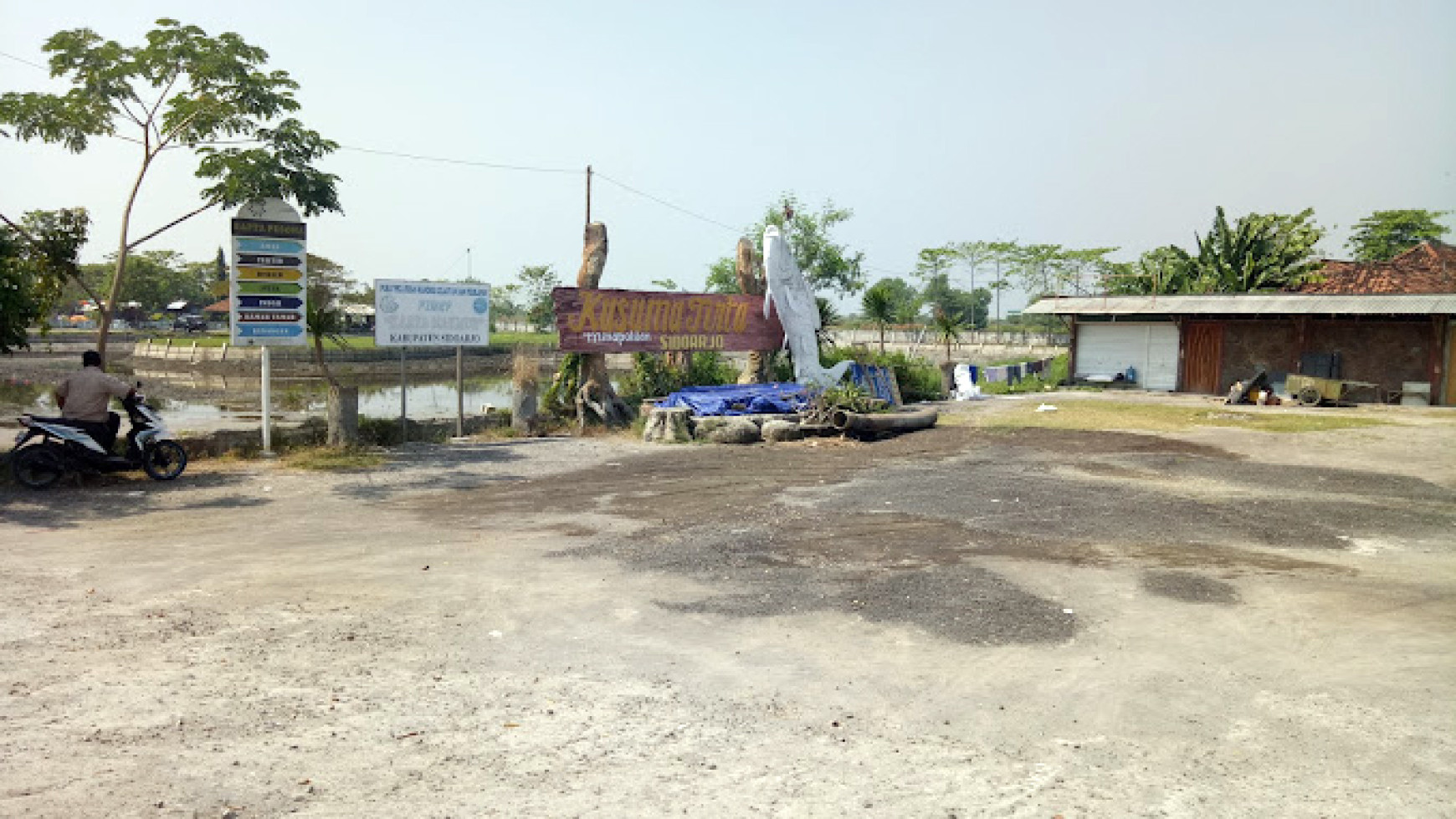 Tanah untuk Usaha Resto Wisata Air di Desa Kedungpeluk, Kec. Candi, Kedung Wonosari - Sidoarjo