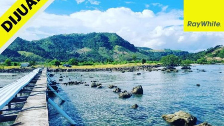 Tanah pantai murah cocok tambak dan dibuat pelabuhan di Bakauheni Lampung