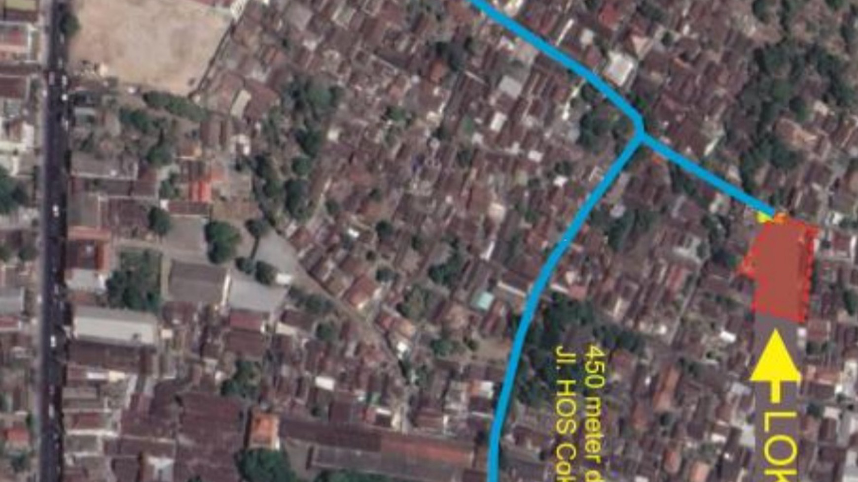 TANAH+BANGUNAN DENGAN KAMAR 22 KAMAR TIDUR, DI JL MENJANGAN, YOGYAKARTA