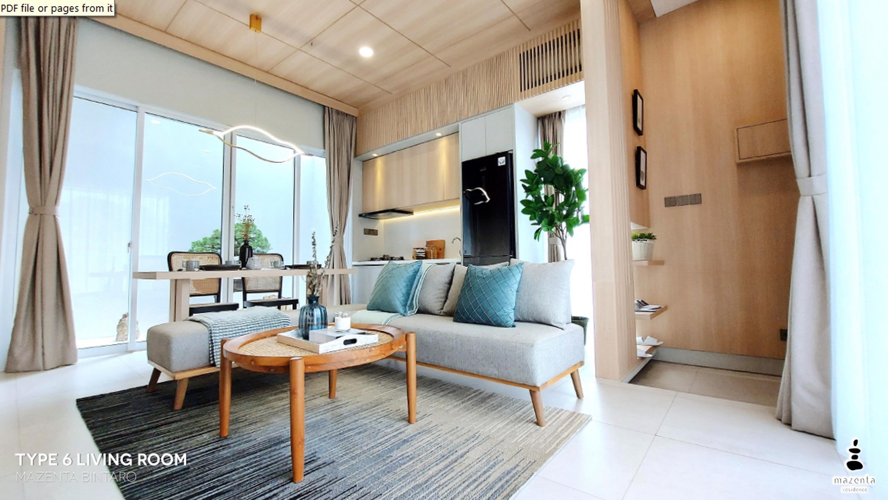 Rumah 2 lantai Full Japanesse style Di Mazenta Residence Bintaro