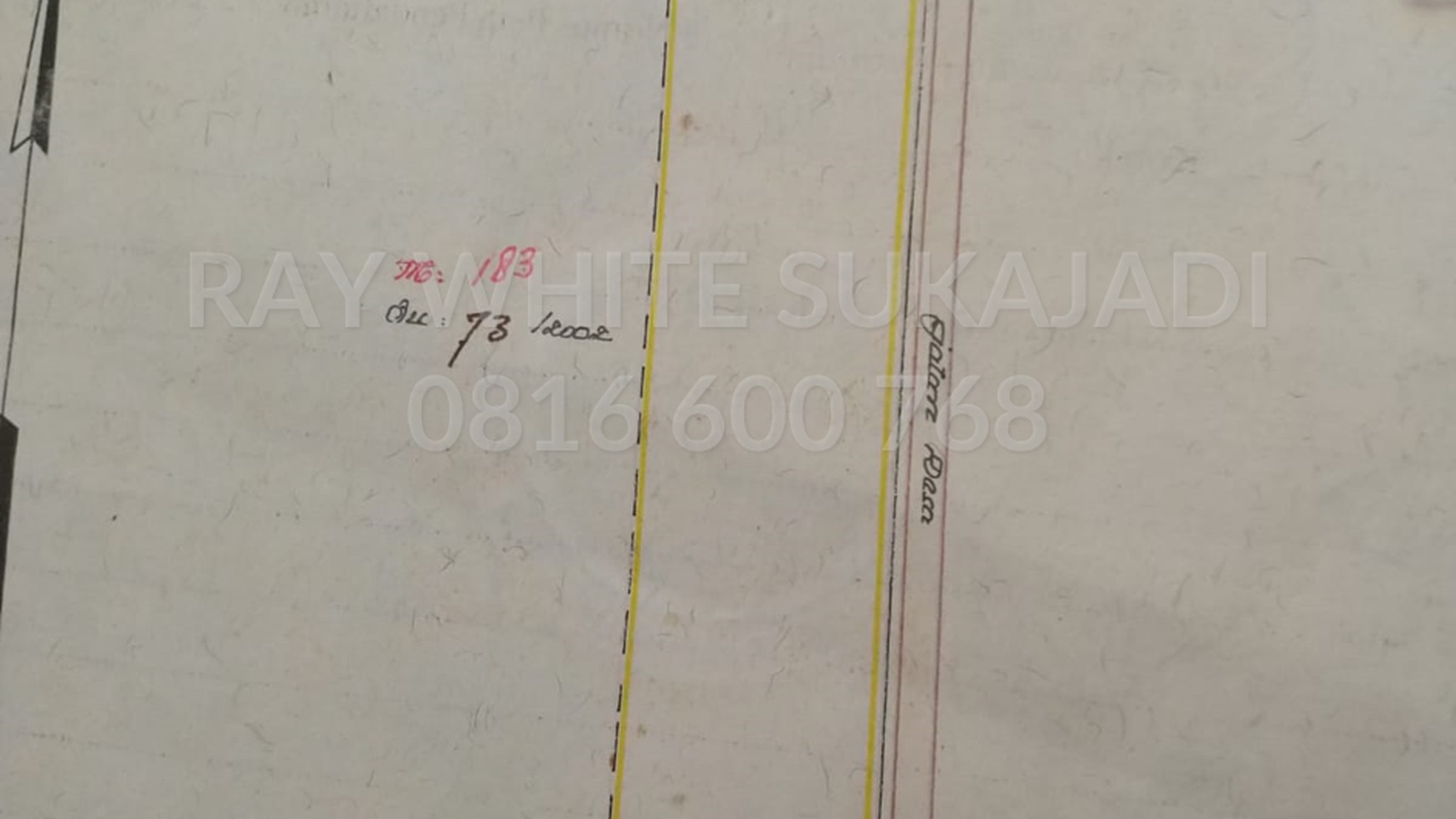 Dijual Tanah di Jl Raya Pangandaran