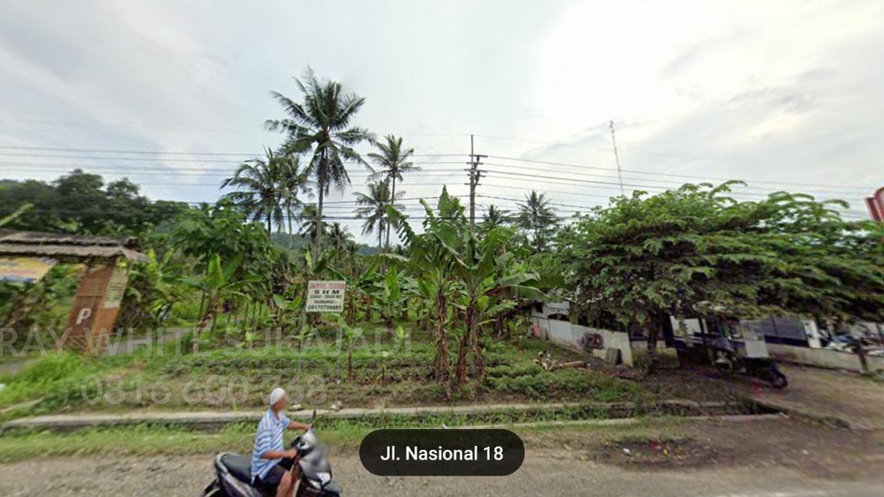 Dijual Tanah di Jl Raya Pangandaran