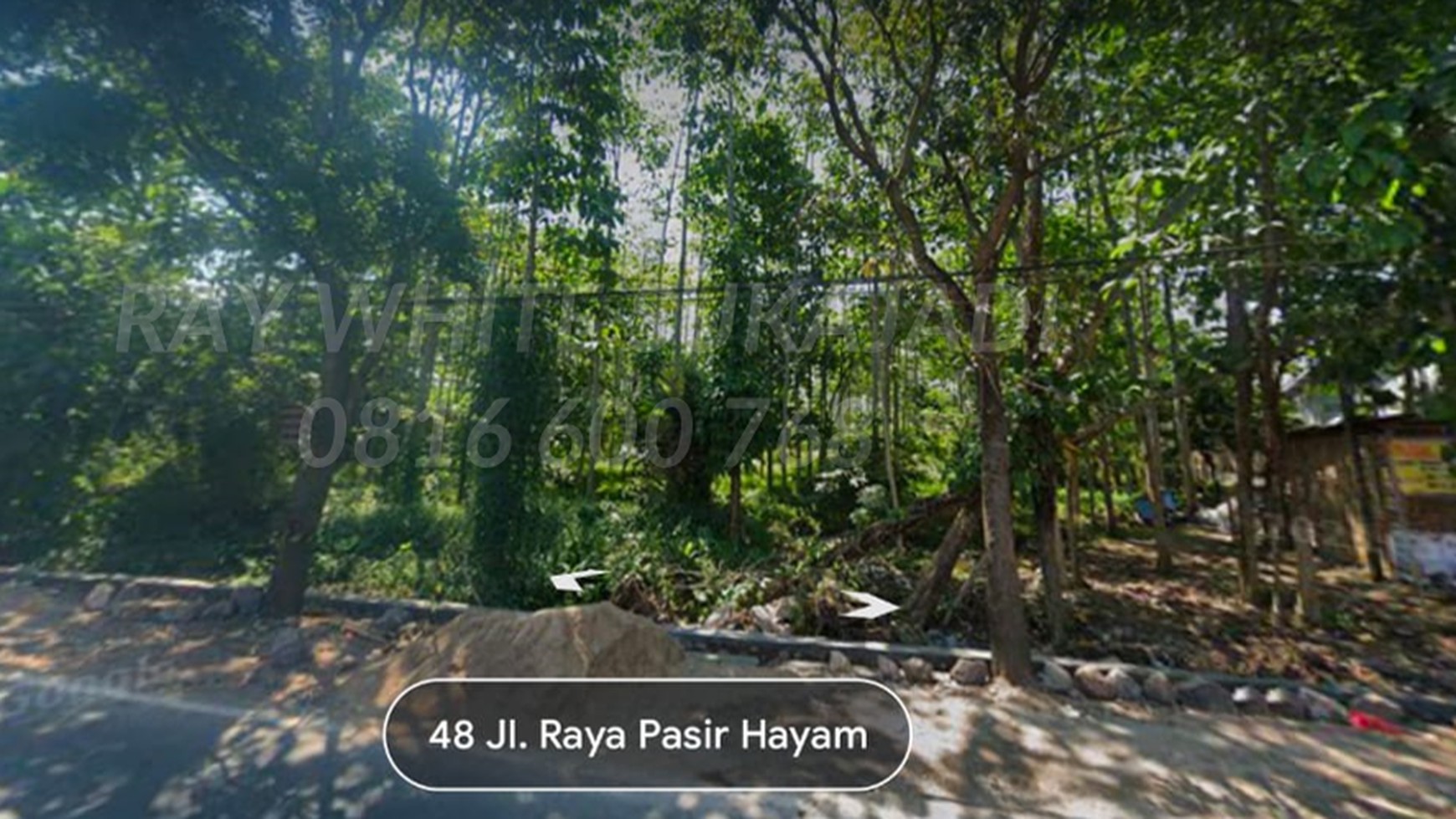 JUAL TANAH Jl.RAYA PASIR HAYAM, RANCAGOONG, CIANJUR