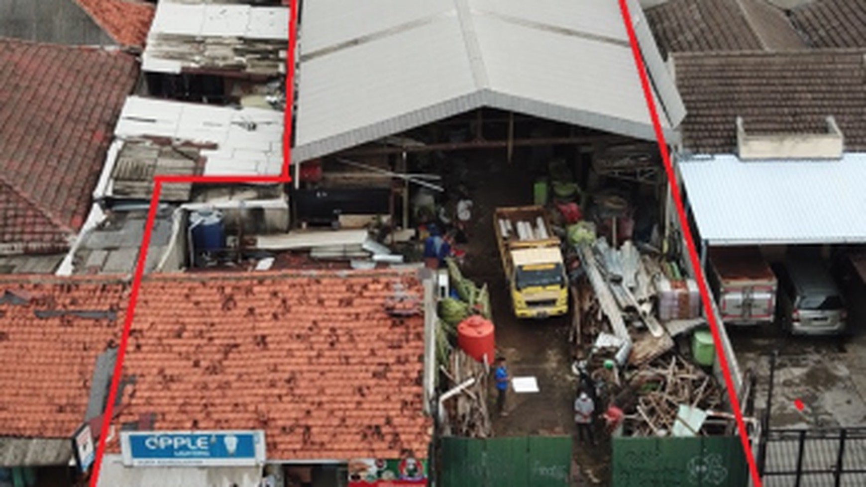 Gudang Hitung Tanah Di Jl Raya Kedoya Duri, Jakarta Barat