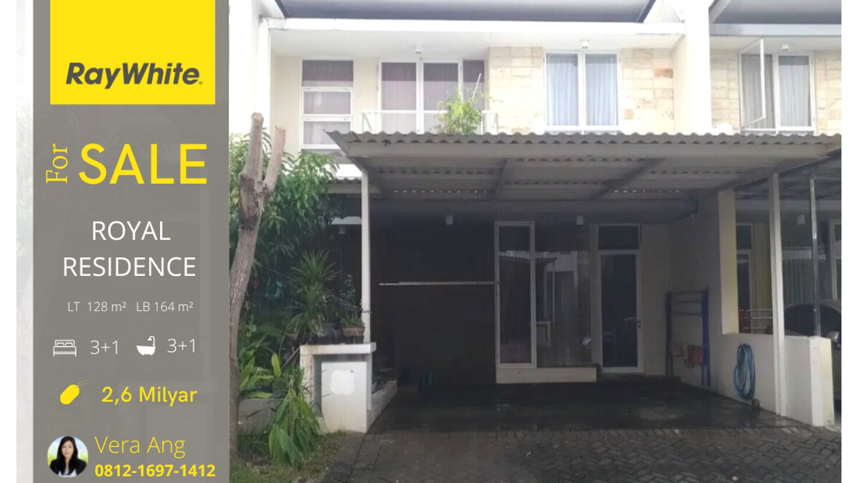 Dijual Rumah di Royal Residence 2 Lantai Modern Minimalis