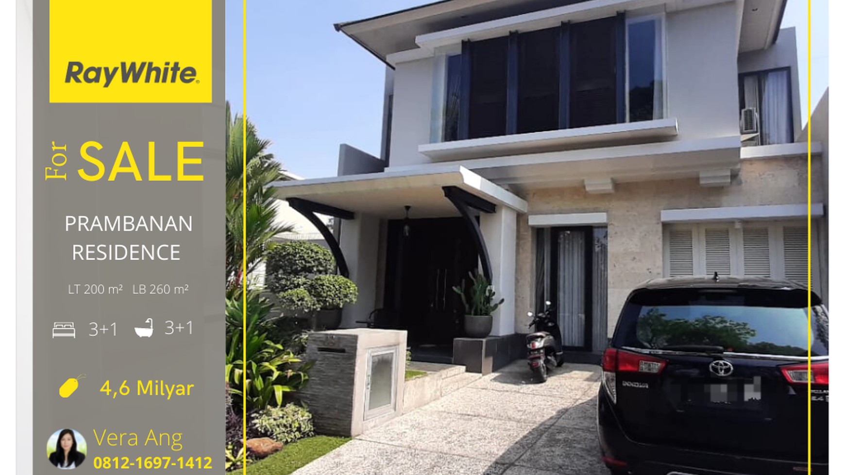 Dijual Rumah SEMI Furnish Prambanan Residence Modern Minimalis Surabaya Barat