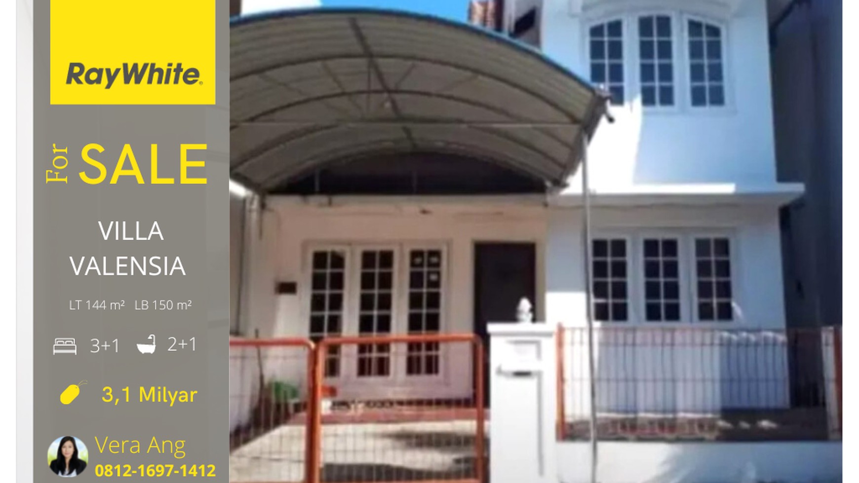 Dijual Rumah Siap Huni Fresh Terawat Villa Valensia Area Pakuwon Indah Surabaya Barat