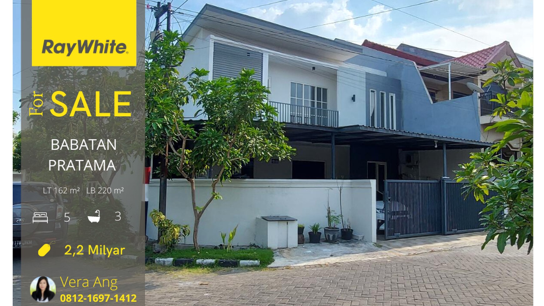 Murah.. Dijual Rumah Siap Huni Babatan Pratama Hook Modern Minimalis