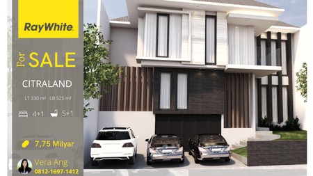 Dijual Rumah Baru Gress 2,5 Lantai Split Level Citraland 