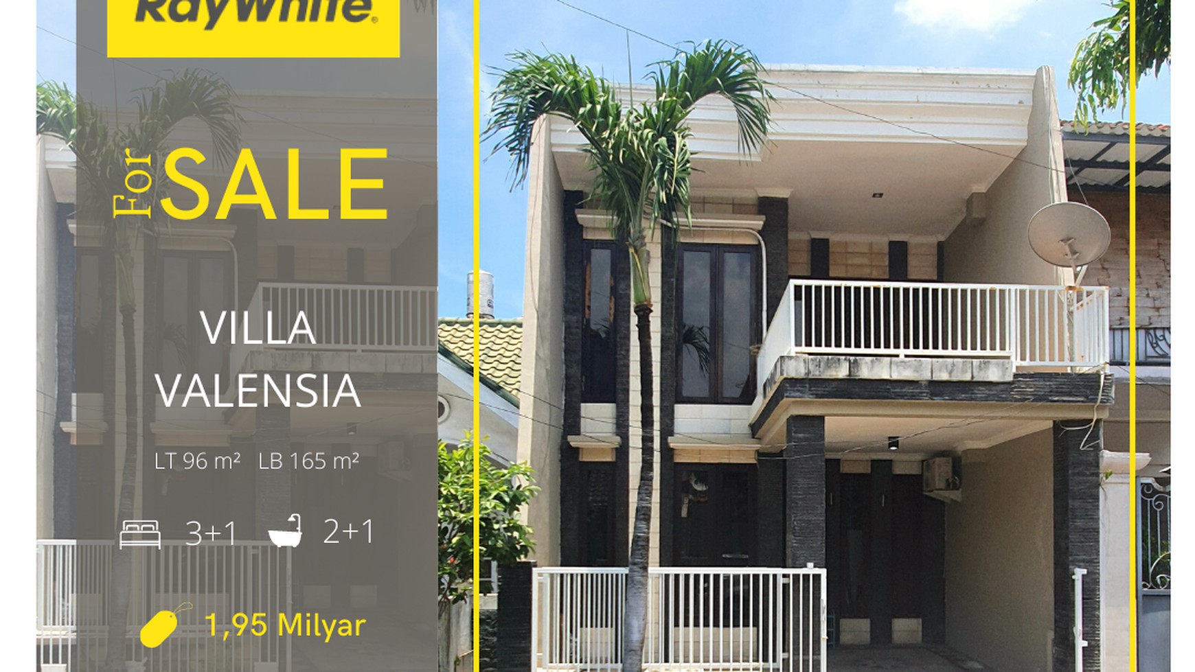 Rumah 2 Lt Minimalis Villa Valensia Pakuwon Indah Surabaya