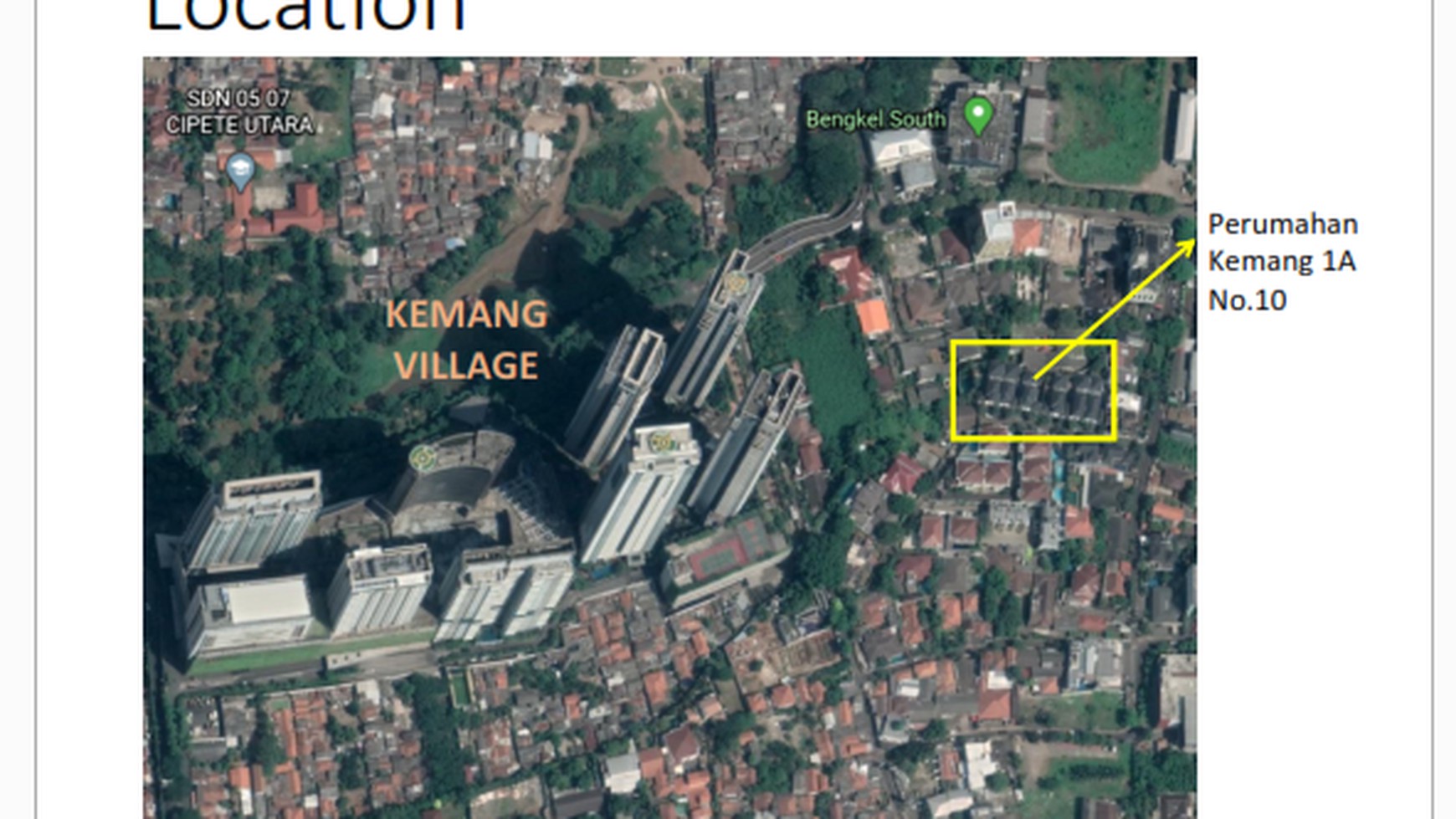 Dijual Rumah Compound 8 Unit rumah