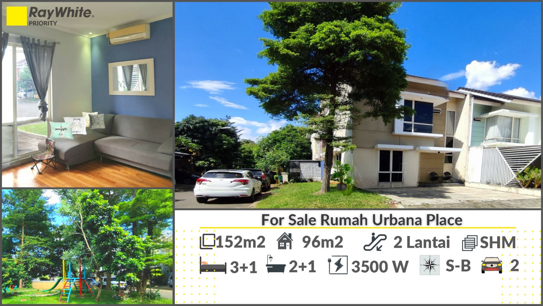 Rumah Hook Minimalis di Bintaro Luas 152m Harga 1.85M Nego, MURAH!!!