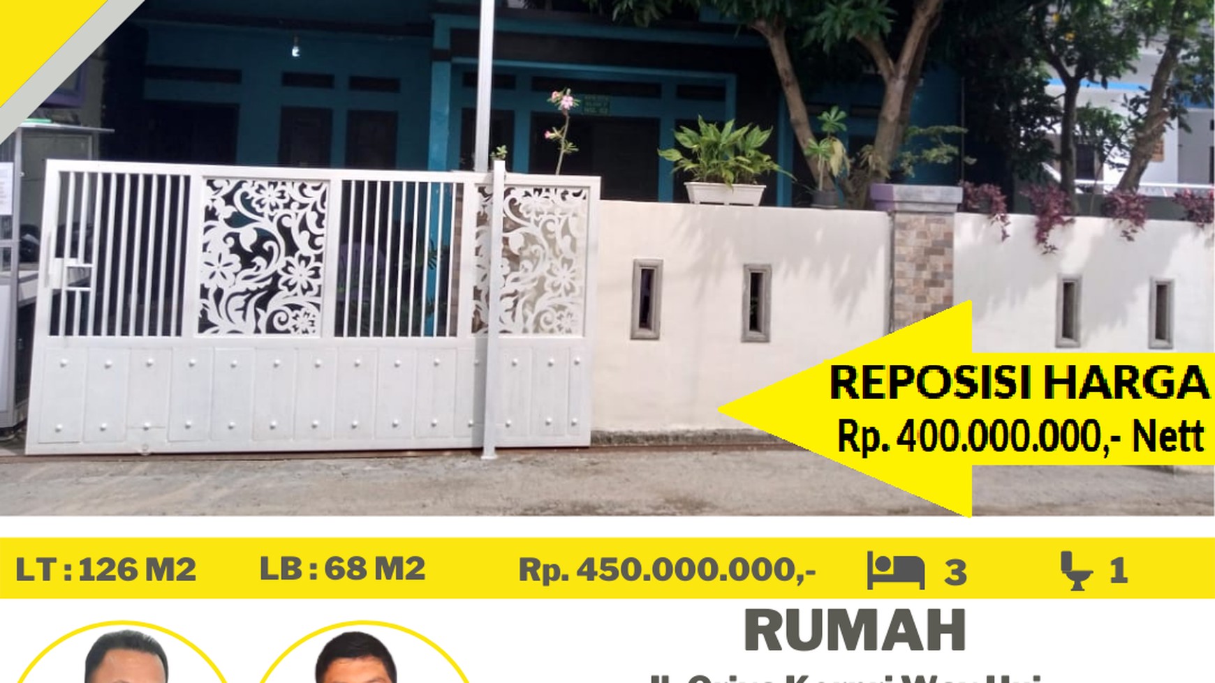 Dijual Rumah Korpri Way Hui