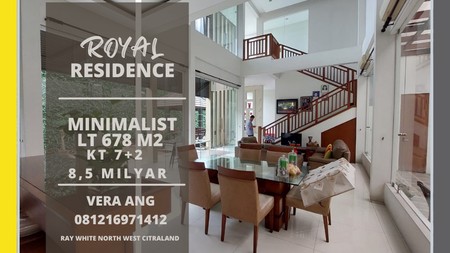 Royal Residence Hitung Tanah Bonus Bangunan Kokoh 12jtan/m Mewah  Modern