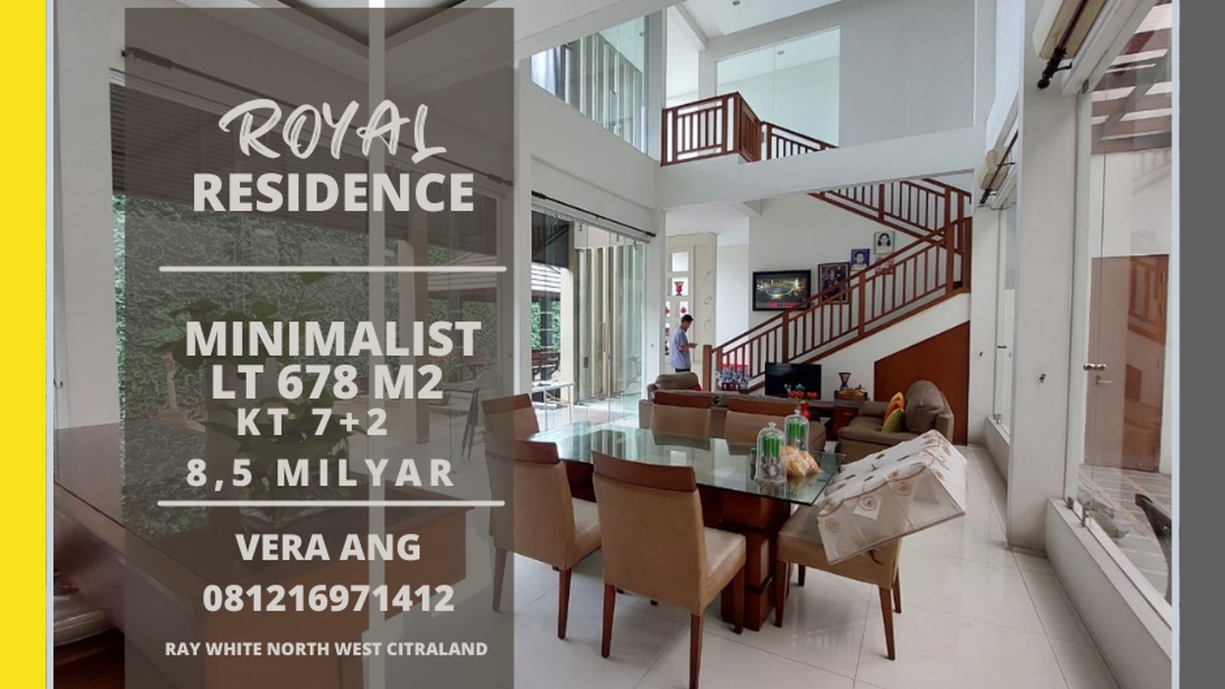 Royal Residence Hitung Tanah Bonus Bangunan Kokoh 12jtan/m Mewah  Modern