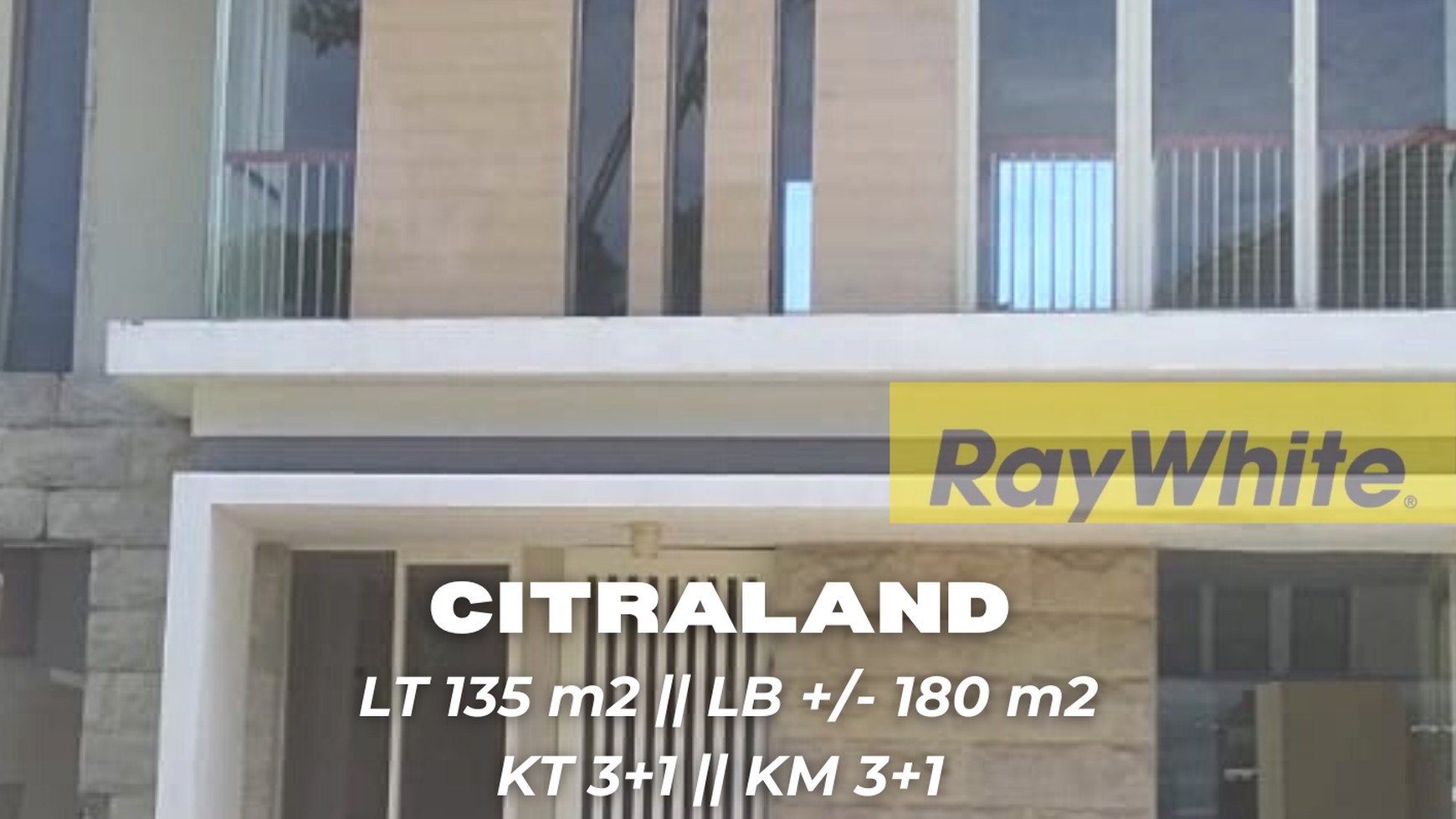 Rumah Citraland Baru Gress Modern Minimalis 2 Lantaiw